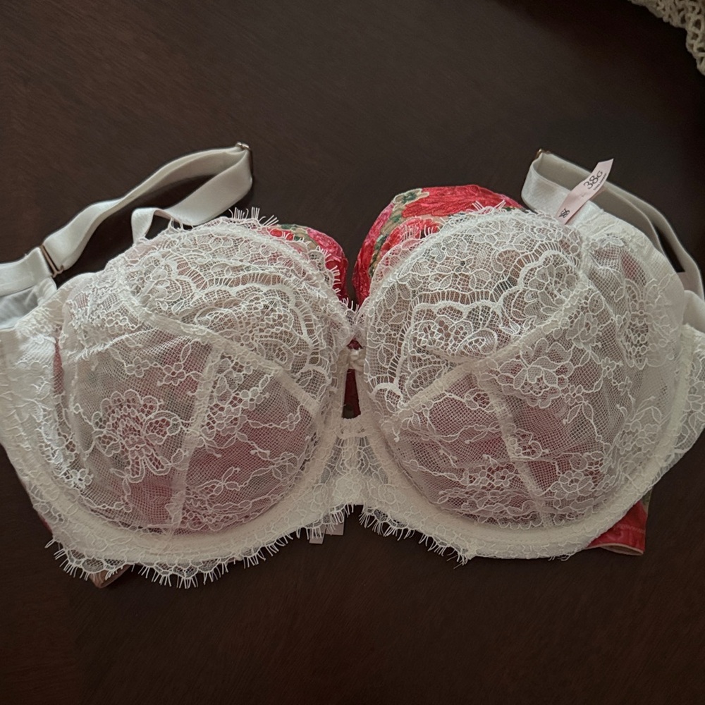 Victoria's Secret unlined Demi dream, angels White Lace Bra